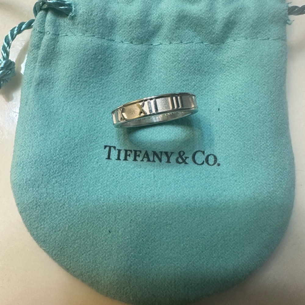 🔹Authentic Tiffany & Co. Silver Roman Numeral Band 🔷 - Picture 3 of 4